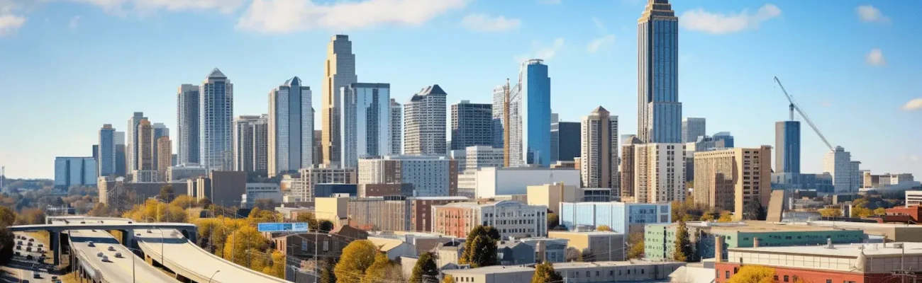 City illustration for the Georgia sales tax guide